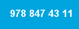978 847 43 11 978 847 43 11
